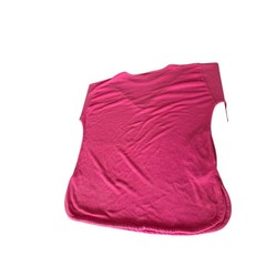 VTG! “At HomeWear” Hot Pink Terry Cloth Mesh V-Inset Top 2XL Loungewear RARE!!