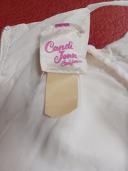 VTG Mid-century 1960s 1970s Candi Jones California Eyelet Prairie Maxi Dress XXS
