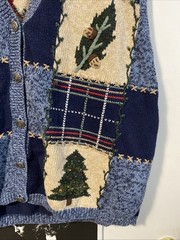 North Crest Women’s Vintage 90s Winter Sweater Vest Size XXL