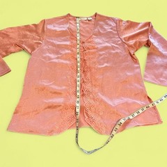 Vtg 80s 90s Victorias Secret Gold Tag Satin Pajama Set Medium Pink Floral