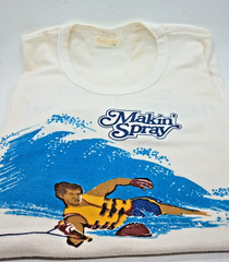 Vintage Singapore Water Ski Club T Shirt Graphic Print Makin’ Spray Small 34