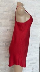 Vtg Silkscreen Red Camisol Lingerie 100% Washable Silk size S