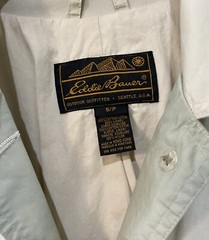 Vintage Eddie Bauer Rain Coat Trench Coat Jacket Beige & Sage Women’s S/P