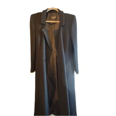 Giorgio Armani A Milano Borgonuovo 21 Women’s Wool Overcoat 42 Made in Italy