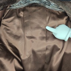 Vintage Brazotta Brown Fur Coat by Collins & Aikman Styled by Fairmoor Lined