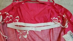 Vintage TALBOTS Pink Check Floral Sun DRESS w/ Belt – Size M