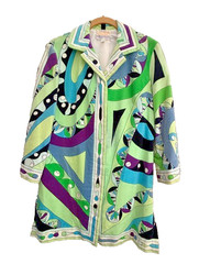 Vintage 60’s Emilio Pucci Lined Shirt Velvet Made in Italy for Lord & Taylor