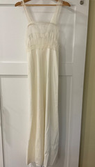 Vintage Late 1940s Rhythm Lingerie Size 34 Nylon and Lace Nightgown