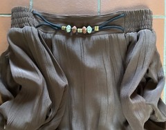 Vintage 90s Brown Melrose High Waisted Wide Leg Culottes Shorts size S USA Made