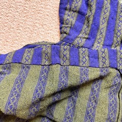 Lodenhut Innsbruck Vintage Austrian Dirndl Dress Blue Green Striped Folk Size 36