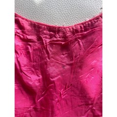 Sequin Tassel Zephyr Wool Vintage Med Hot Pink Mermaid Scale Beaded Tank Top