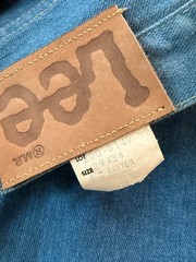 Lee Vintage 70’s Rider Straight Leg Denim Jeans Regular NOS Deadstock 29×34 USA