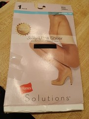 Vintage Pantyhose Lot of 4 Black Medium Tall + 3 Unpackaged