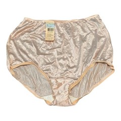 NWT Shiny Silky Liquid Satin Second Skin Vintage Vassarette Panties, Size 6