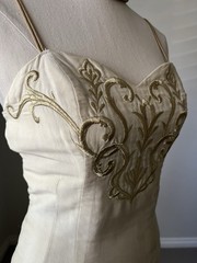 Vintage MARIANA HARDWICK vintage embroidered mini cocktail dress – size 8
