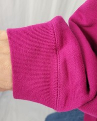 Vtg Champion Magenta Reverse Weave Mock Turtleneck Sweatshirt Chest Logo Size L