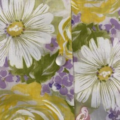Vintage Allover Floral Print 60s 70s House Coat Women’s 38