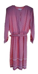 Vintage Schrader Dress Petite Midi Pleated 80s Secretary Size 14p