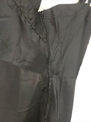 Vintage Penneys Adonna Nightgown Slip Dress Black Size 36 Pinup Chemise