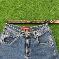 Vintage 90s Union Bay Womens Blue Denim Wide Leg Carpenter Jeans Size 9