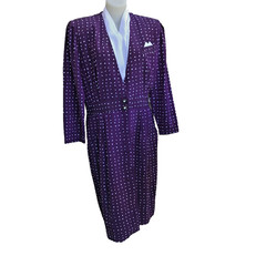 Vintage Purple Dress Size 18 by Dollina Classics Made In Australia ( RARE )