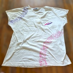 Vintage FILA Shirt Women SZ 12 Made In Italy Retro 90s Gym Fashion Workout