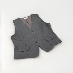 Vintage Tamotsu New York Houndstooth Button Front Vest Size L Fully Lined