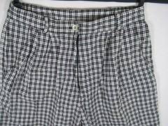 Vintage 90s Jantzen Pleated High Rise Mom Shorts Women 10 Plaid 80s