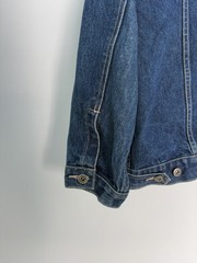 Vintage 80s Jean Jacket Bonjour Jeans Blue Denim Women Large Retro 1980s