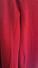 Armani Exchange Women’s Red Stretch Blouse – Wool Spandex Blend – Medium Size
