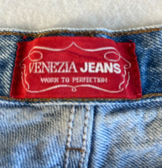 Vintage 90s High Rise Jeans Womens 20 Mom Denim Relaxed Tapered Venezia