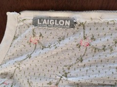 Vtg 1950s L’Aiglon Designer Embroidered Dress-Sweater Set, Sz 8-10