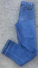 Vintage Calvin Klein Jeans High Waist Union Label Size 28 Made In USA