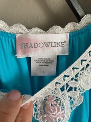 Shadowline Vintage Nightgown,Cottagecore Midnight Sundress, Farmhouse nighty NWT