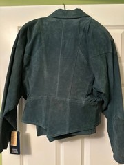 3 Piece Vintage NWT Chia Brand Suede Jacket (L) & Skirt (Size 12) & Matching Bag
