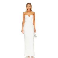 retrofete Luna Cocktail Dress in White Size XXS Please See Pictures