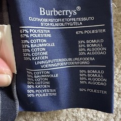 BURBERRYS London Vintage Nova Check Blue Trench Coat Size 16L VTG ***Flaws***