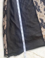 Vintage Late 90’s Y2K BeBe Whimsygoth Mesh Lace Mini Dress Made in the USA
