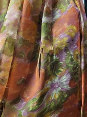 VTG Gigi Young New York Rose Organza Dress 1940s/1950s READ DESC