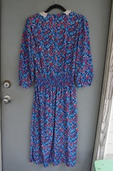 Vintage Southern Coastal Grandma Cottagecore Floral Dress Gorgeous 80s USA