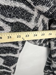 Martin K New York Black And White 100% Cotton Vintage Sweater Sz M-L Grandpa EUC