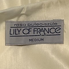 Vintage 1960s Lily of France Butter Yellow Nightgown w/Lace Trim Size Medium