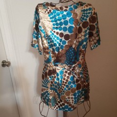 Vintage My Choice 100% Polyester Size S Blouse
