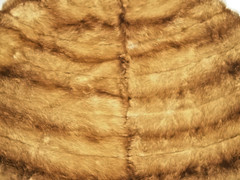 NEIMAN MARCUS MINK FUR STOLE WRAP SHAWL JACKET BROWN VINTAGE ORIGINAL LABEL