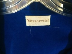 VTG Vassarette Robe House Coat Dacron Polyester Full Length Womens Size Small