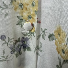 Vintage Vanity Fair Nylon Housecoat Floral Robe L Cottagecore Prairie Grannycore