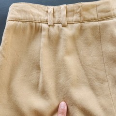 VTG 80s 90s Escada Women Wool Pleated Trouser Pant Sz 44 Camel Quiet Luxury