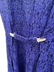 Blue Lace Retro Dress by ALL THAT JAZZ Junior’s Size 7/8 PreLoved