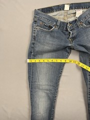 Vintage Lucky Brand Womens Blue Jeans Sz 2/26 Dungarees Made in USA Button Fly