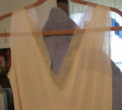 Coral Mist Nightgown Van Raalte Maxi Long Lace Overlay Bust Chest 34 VintageNWT